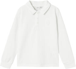 NAME IT tricou cu mânecă lungă cu guler pentru băieți alb (1437FC)