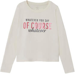 NAME IT fată tricou cu mânecă lungă crem (13BCAC)