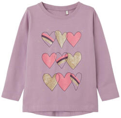 NAME IT fată tricou cu mânecă lungă violet (13CF1C)