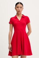 Tommy Hilfiger rochie evazată din bumbac cu elastan 9BY2-SUDZYA_29X (DW0DW22845)