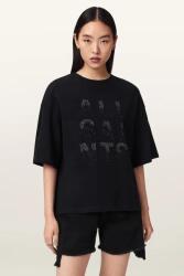 AllSaints tricou oversized pentru femei din bumbac STACKS 9BY2-TSDZZG_99X (W151JE)