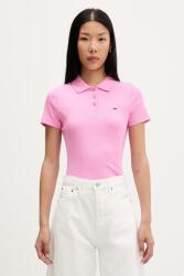 Tommy Jeans polo pentru femei, din bumbac cu elastan PPY2-POD02D_30X (DW0DW22327)