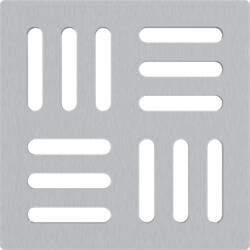 Alcadrain rozsdamentes rács a rozsdamentes padlóösszefolyókhoz 10, 2×10, 2 cm (ALCA-MPV011)