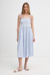 Tommy Hilfiger rochie din bumbac SUMMER PPY2-SUD142_05X (WW0WW50545)