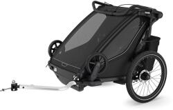 Thule Remorcă pentru copii Thule Chariot Sport 2 double, piesă expozițională, negru