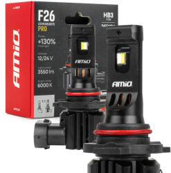 AMiO AMIO-04874 LED fényszórók Serie F26 PRO LumiTec LIMITED +130% DUO FULL CANBUS HB3 12V 24V (5903293048740)