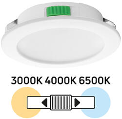 UltraLux CCT LED spot bútorba süllyeszthető lámpa (12 Volt) változtatható színhőmérséklet, 4 Watt - fehér (ML124CCT)