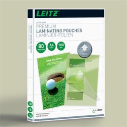 LEITZ Meleglamináló fólia, 80 mikron, A4, fényes, UDT technológiával, LEITZ "iLam (E74780000) - webpapir