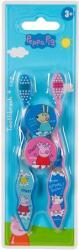  Fogkefe, gyerekeknek, puha, 2 db, kupakkal, 3+, "Peppa Pig (KHSZ78)