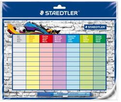 STAEDTLER Órarend, törölhető, öntapadós, STAEDTLER "641 SP2 (TS641SP2) - webpapir