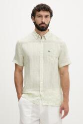 Lacoste férfi vászon ing - zöld 39