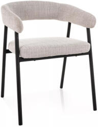 SIGNAL MEBLE Katana étkezőszék szürke szövet fekete fém vázzal (SIG-KATANACSZ)