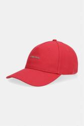 Calvin Klein baseball sapka pamut - piros Univerzális méret
