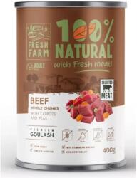 Fresh Farm gulyás marhával, répával és zöldborsóval 400g
