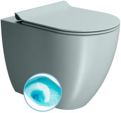 SAPHO Gsi Pura álló WC 36x55 cm Swirlflush öblítéssel és DualGlaze bevonattal, matt jégkék 889015 (889015)