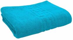 Pucioasa Prosop bumbac 100% cu bordura greceasca, 500gr/m2, 50x90cm, Turcoaz Prosop