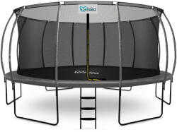 INLEA ULTIMATE Jump Trambulin belső védőhálóval 500 cm - szürke (IN01-0027) - kertaktiv