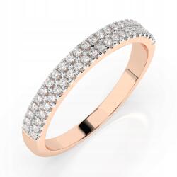 ESSYA 925 Ezüst Gyűrű Gyémántokkal 0, 18 Ct Lab Essya (101-10300-925-LAB-RED)