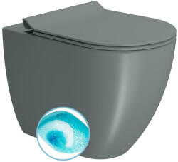 SAPHO Gsi Pura álló WC 36x55 cm Swirlflush öblítéssel és DualGlaze bevonattal, matt agave 889004 (889004)