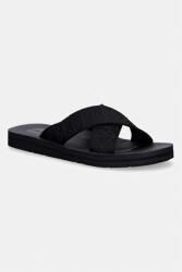 Calvin Klein férfi papucs ESS DIECUT XCROSS WB AOP - fekete Férfi 43