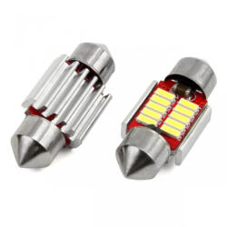 Autolife SMD-ROOF-10SMD-31 - 2db-os 31MM Szofita Led 12V hűtőbordás CANBUS (21288) - akcio-shop