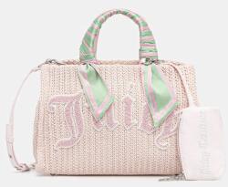 Juicy Couture fonott női keresztpántos táska IRIS BEADS - rózsaszín Univerzális méret