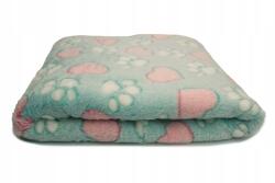 Orient Fashion Minky Plush Nyomtatott Mancsok, zöld 1/2M (Minky)