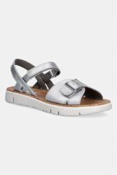 Camper női bőr Oruga Sandal - ezüst Női 37