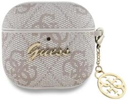 Guess GUA4G4GSMP husă AirPods 4 roz 4G Charm Collection (GUA4G4GSMP)