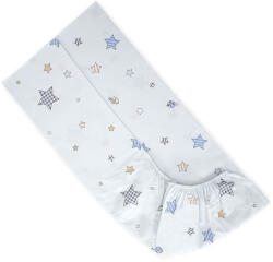 Lorelli gumis lepedő 70x140 + 15cm - Bear with Swing Blue - aprotalpak