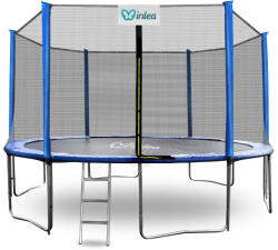 INLEA PREMIUM Jump Trambulin külső védőhálóval 400 cm - kék (IN02-0022) - inlea