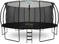 INLEA ULTIMATE Jump Trambulin belső védőhálóval 500 cm - fekete (IN01-0024)