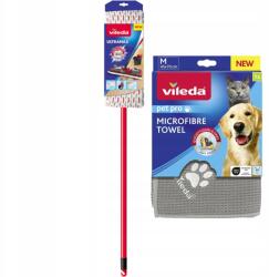Vileda Vileda Teleszkópos rúd Ultramax lapos felmosó Pet Pro törölköző M Ingyenes szállítás (4023103201200)