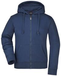 Daiber Hanorac de damă cu fermoar și glugă JN053 - Albastru închis | 2XL (JN053-149873)