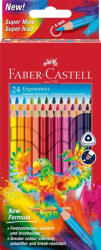Faber-Castell Creioane Colorate Triunghiulare 24 Culori Ergonomics Faber-castell (fc116544)