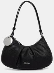 Calvin Klein hobo táska női műbőr - fekete Univerzális méret - answear - 36 990 Ft