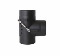 DARCO FÜSTGÁZ IRÁNY VÁLTÓ 160MM 90° TISZTÍTÓVAL (TRMr160/90-CZ2)