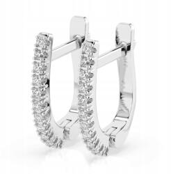 ESSYA 925 Ezüst Fülbevaló Gyémántokkal 0, 18 Ct Lab Essya (102-10076-925-LAB-WHT)
