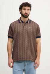 Lacoste férfi póló - barna XL