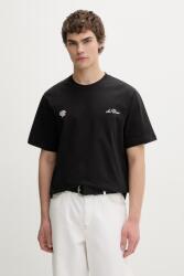 Les Deux t-shirt férfi pamut - fekete L