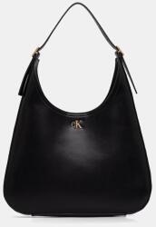 Calvin Klein hobo táska női műbőr - fekete Univerzális méret - answear - 53 990 Ft