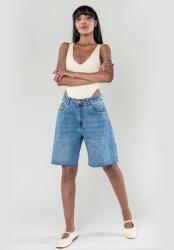 Nina Carter Blugi scurti basic P619-5 M7, Albastru (P619-5MEDIUMBLUE-34)