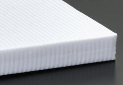 PROFOD HOTEL ATLAS GRÁDL COMFORT / Bavlněný povlak na polštář, proužek 4 mm, 140g/m2 - bílá 70x90 cm (prof_2429)