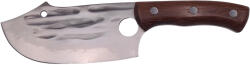 DEPOX Cutitul bucatarului DEPOX®, lucrat manual, Spiritual Blade, 27.5 cm, otel inoxidabil, 300 g, maro (0726)