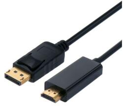 STANDARD Кабел STANDARD DisplayPort 1.2 - HDMI, 4K60Hz, M/M, 5 м, черен S3683-10 (S3683-10)