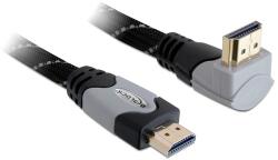 Delock Високоскоростен HDMI кабел тип Ethernet HDMI A щепсел HDMI A щепсел десен ъгъл 4K 2 м