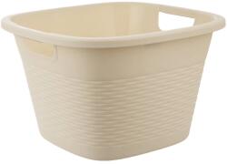 Orion Chiuvetă din plastic Loop pătrată cu mânere, bej, 16, 8 l Cos de gunoi