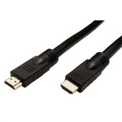 Roline Кабел HDMI 2.0 HDMI - HDMI, високоскоростен Ethernet, 4K60Hz, активен, UltraHD, 15 м, черен 14.01. 3452-5 (14.01.3452-5)