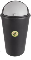 Orion Coș de gunoi cu capac batant 25 l, negru Cos de gunoi