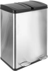 Orion Coș de gunoi duo pentru reciclare inox/UH 2×30 l Cos de gunoi